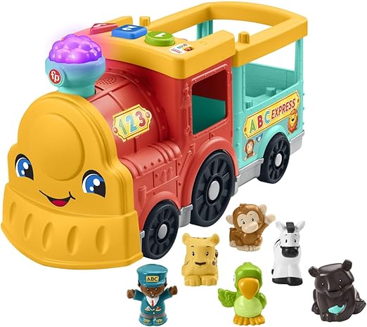 fisher-price little people 大号 abc 动物朋友火车——音乐学习火车